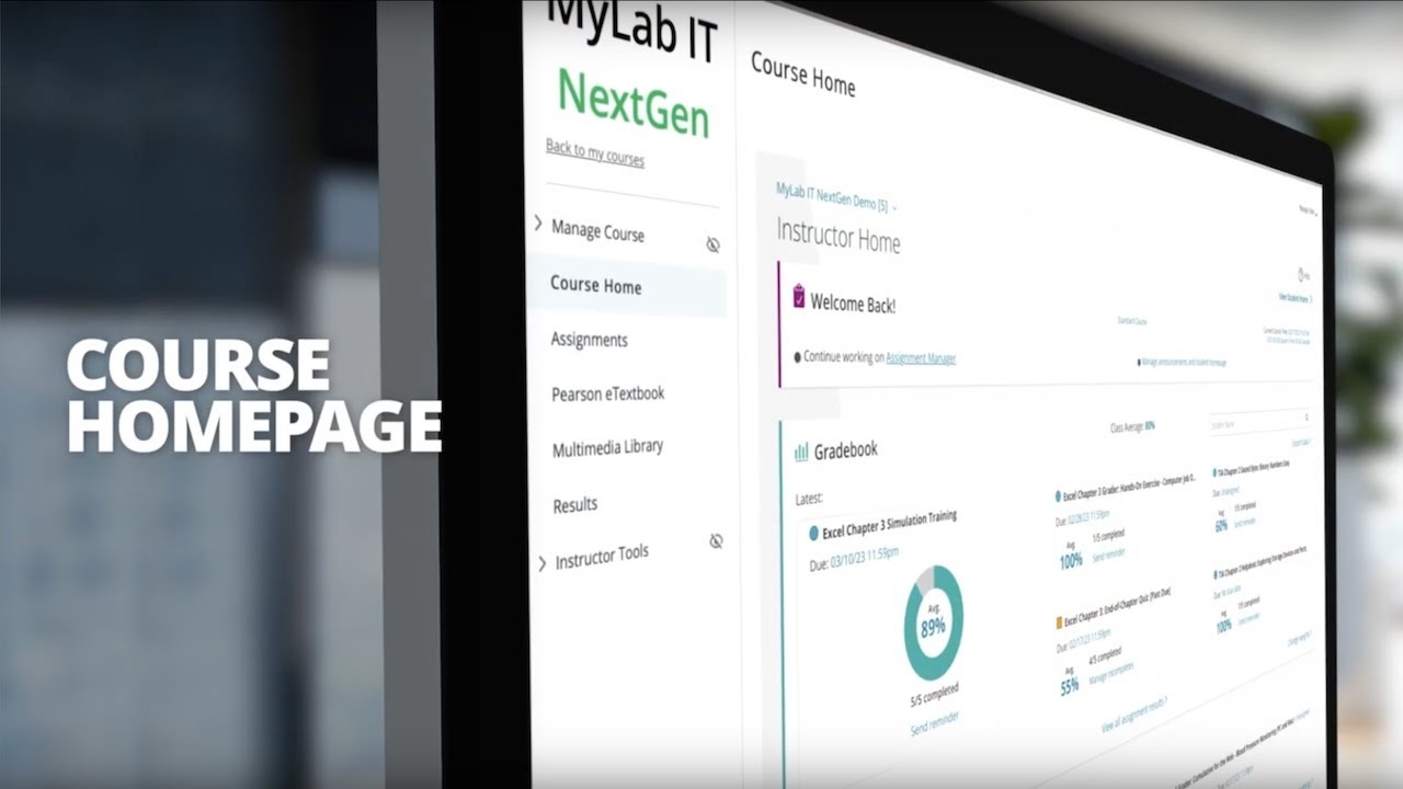 MyLab IT NextGen - Course Homepage