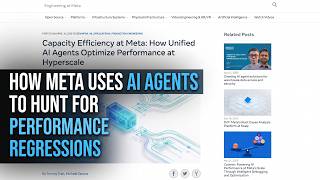 [Meta Engineering] Capacity Efficiency at Meta: How Unified AI Agents 