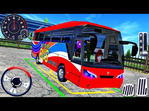Offroad Bus Driving Simulator 2025 - Uphill Bus Drive 3D - Android GamePlay