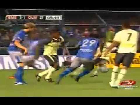 C.S. EMELEC 3 vs C.D. Olmedo 1 03/23/2011 3er Gol Achilier