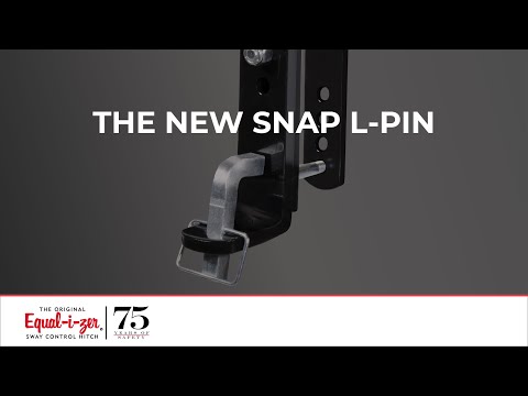 Hitching the Equal-i-zer is easier with the new Snap L-Pin