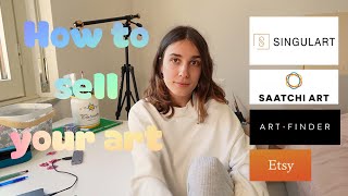 How to sell your art 🌿All about Online Gallery 🌸 Cozy art vlog. Podcast.