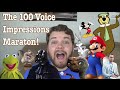 The 100 Voice Impressions Marathon