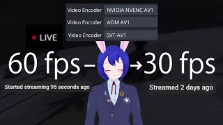 Streaming on YouTube with AV1 encoder may make your VODs 30 fps only【S