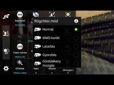 Ezek vannak az új kamerán   UHD  (4.K.)