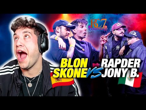 ¡QUÉ BARBARIDAD! SKONE Y BLON VS RAPDER Y JONY BELTRÁN EN BC LIGA DE ESCRITAS!! REACCIÓN KAPO 013