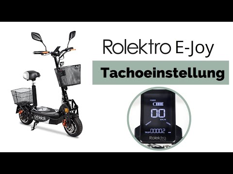 Tachoeinstellung für Rolektro E-Joy 20/45