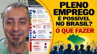 COMO ATINGIR PLENO EMPREGO NO BRASIL EP #282
