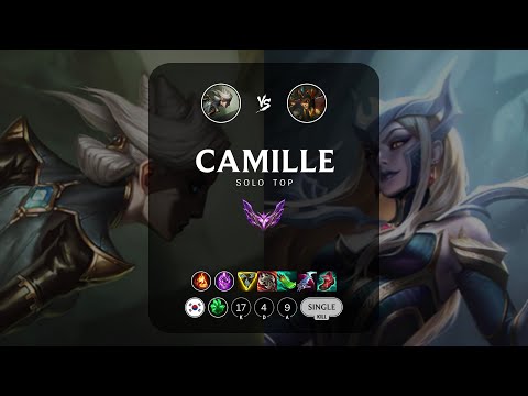 Camille Top vs Cassiopeia - KR Master Patch 14.6