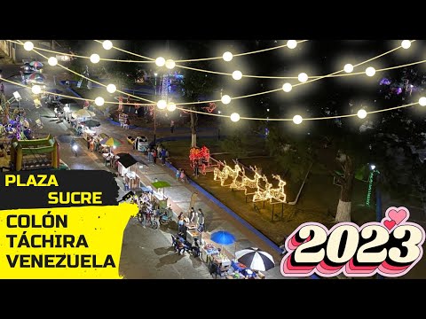Plaza Sucre - San Juan de Colón - Táchira - Venezuela - Diciembre 2023