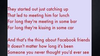 Brad Paisley-facebook friends (lyrics)