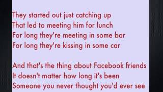 Brad Paisley-facebook friends (lyrics)