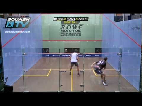 Squash : Amr Shabana v Simon Rosner : Rowe British Squash Grand Prix 2011