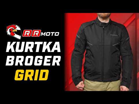 BROGER GRID _ całoroczna kurtka motocyklowa 3w1 | AA, membrana i wentylacja