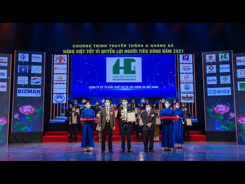 GreenHN Nhận Giải Thưởng Tại Chương Trình Hàng Việt Tốt, Vì Người Tiêu Dùng Việt Nam Năm 2021