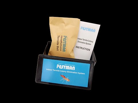 Where to install the Pestman Indoor Termite Bait Station?