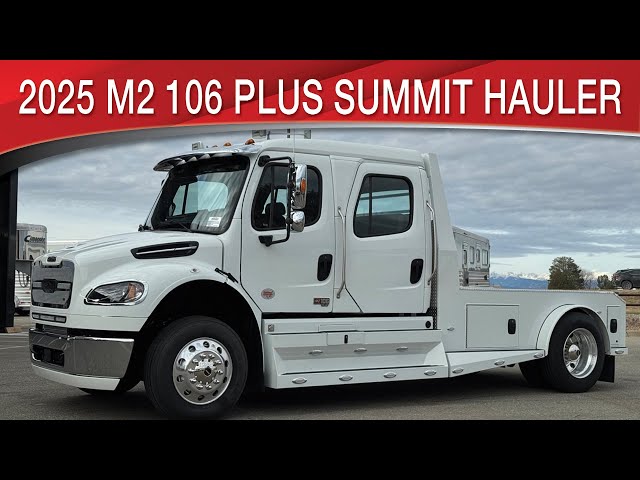 Preview image of 2025 Freightliner M2 106 Plus Summit Hauler youtube video