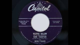 Hank Thompson with Merle Travis - Weeping Willow (Capitol 3440)