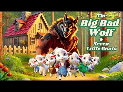 The Big Bad Wolf & Seven Little Goats | Bedtime Stories | Fairy Tales for Kids