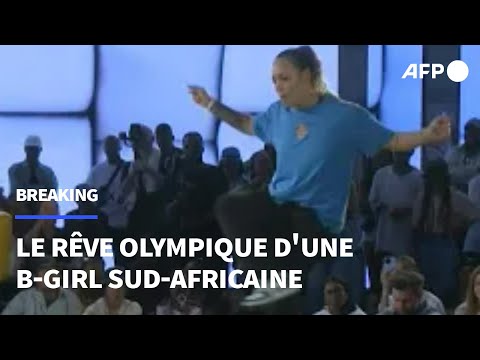 JO-2024: la B-Girl sud-africaine Courtnaé Paul, en quête d'une qualification | AFP