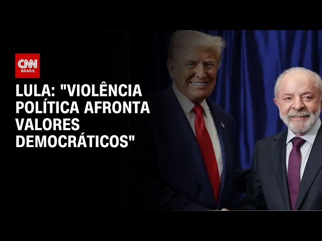 Violência política afronta valores democráticos, diz Lula sobre tiros em jantar com Trump | AGORA