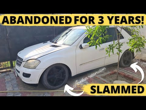 Rescuing a Forgotten Gem: Abandoned 2007 Mercedes ML350 Restoration in India [Part 1]