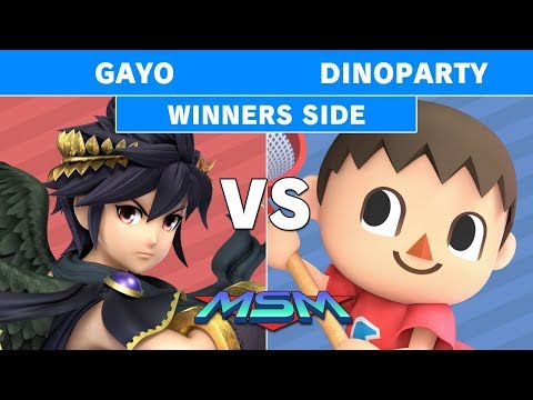 MSM 209 - Gayo (Dark Pit) Vs HHBA | Dinoparty (Villager) Winners Pools - Smash Ultimate