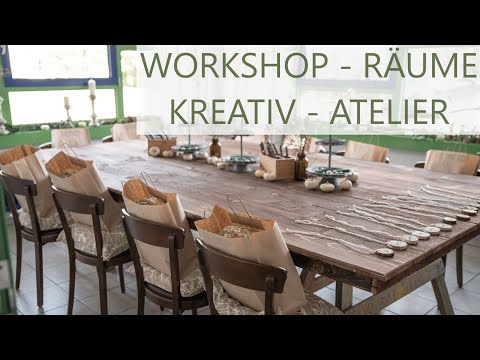 Rundgang durch meine Workshop-Räume!