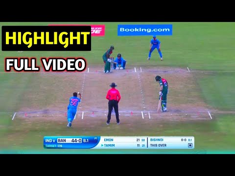 India Vs Bangladesh U19 World Cup full Highlight ! Score, Streaming,live Match ! Communtry Live