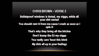 The Game - Fuck Yo Feelings Ft. Lil Wayne &amp; Chris Brown (Lyrics)