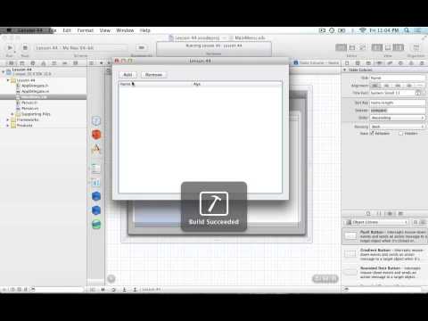 Cocoa Programming L44 - Sorting NSTableView