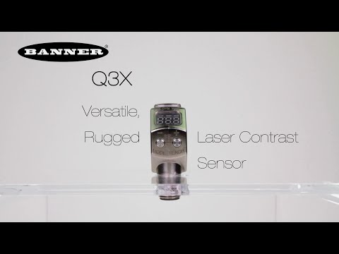 Q3X Versatile, Rugged Laser Contrast Sensor