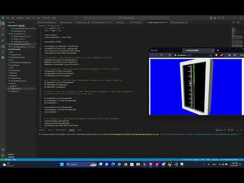 Thermometer Using Vpython Library