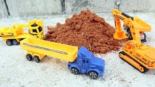 Download lagu Toys construction for children I Mainan anak excavator, dum truk pasir mp3