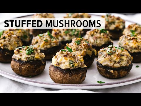 STUFFED MUSHROOMS | the best vegetarian recipe for...