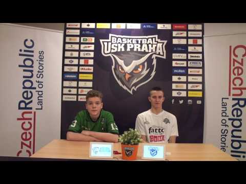 EYBL press conference: MBA Prievidza - SKM Zastal