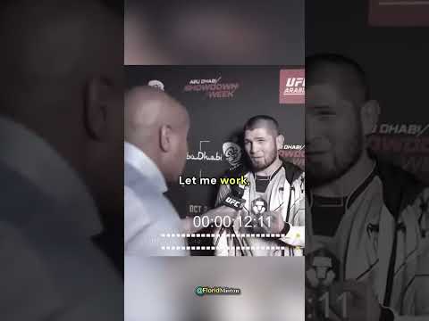 Khabib Switched Languages (HILARIOUS)😂