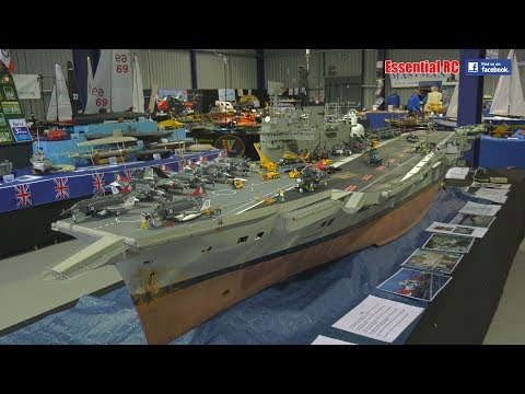 SUPER LARGE 1:72 scale radio controlled (RC) HMS ARK ROYAL Aircraft Carrier (AUDACIOUS CLASS)