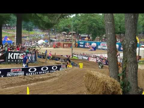 Eli Tomac Passes Ken Roczen at Southwick July 9th 2016 Spectator Home Video