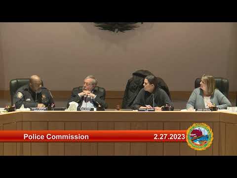 2.27.2023 Police Commission