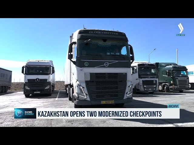 Kazakistan, yenilenmiş iki sınır geçiş noktasını açtı