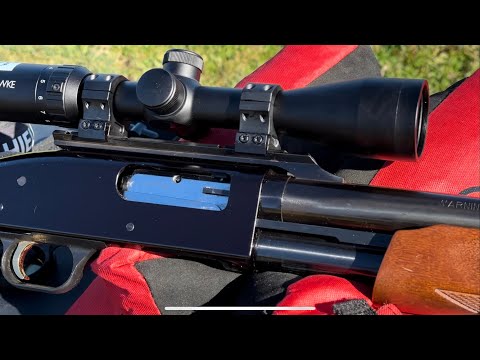 Kevin’s eyes light up when he talks about shotguns. In this case he is demonstrating three different incarnations of the Mossberg 500 pump shotgun.