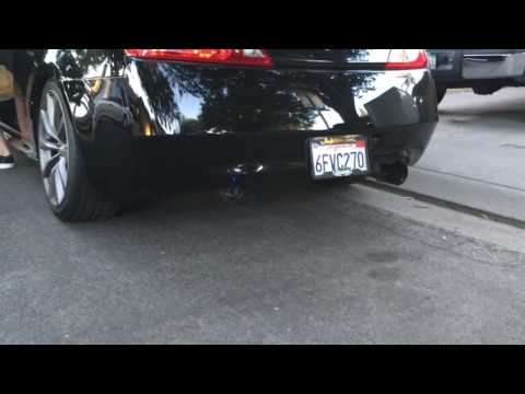 G37s Megan axle back exhaust