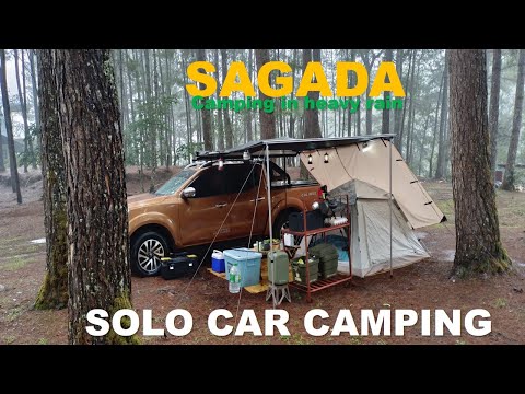 SOLO CAR CAMPING | Ep 13 | Sagada Mountain Province | Camping in heavy rain