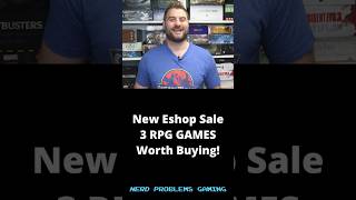 New Eshop Sale 3 RPG Games Worth Buying!