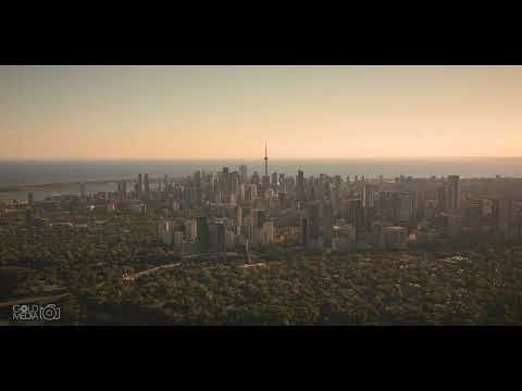 Drone Flying Over Downtown Toronto #4