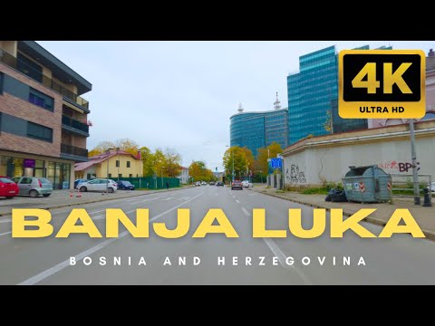 4K Driving Tour of Banja Luka, Bosnia and Herzegovina | Beautiful City Streets (2025)