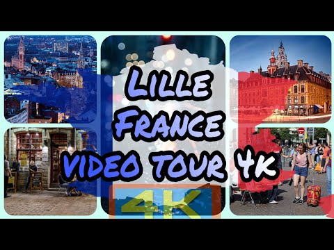 Walking IN LILLE ----- France ---- 4k 60. part #1