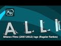 Alliance Atlantis Alliance Films Logo History In Piano