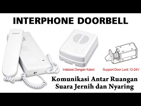 Interphone Doorbell Bel Pintu Masuk Komunikasi Dua Arah Interphone Doorbell Bel Pintu Masuk Komunikasi Dua Arah